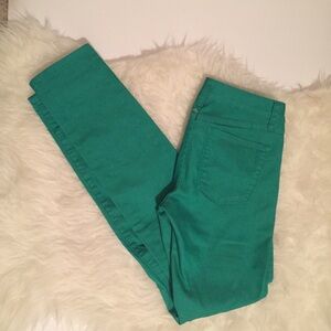 PrAna skinny green Jeans organic cotton